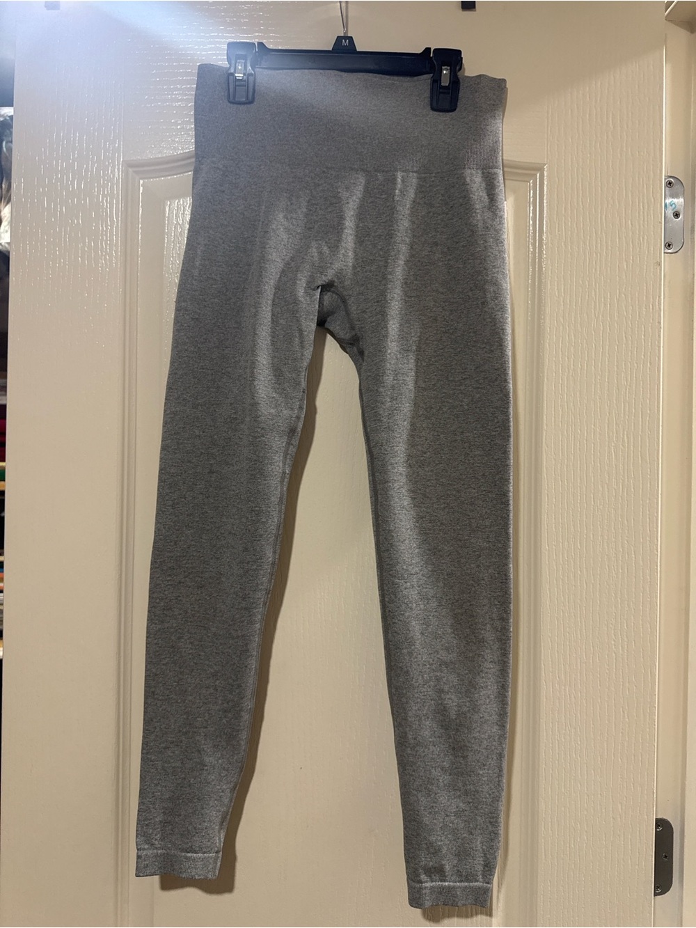 PARAGON Gray High-Waist Knit Leggings - Picture 2 of 3
